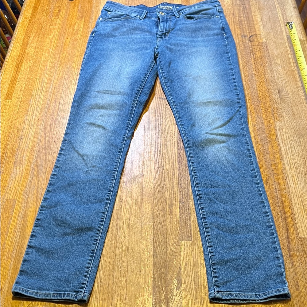 Levi Signature Women 10L 30x34 Denim Modern Slim Mid Raise Stretch Jeans